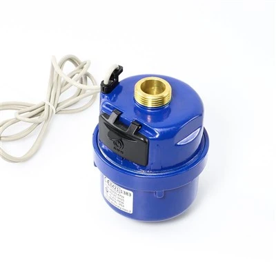 Volumetrische vloeistof gevulde type zuiger verplaatsing messing lichaamswatermeter
